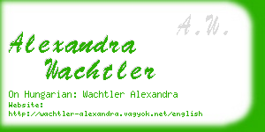 alexandra wachtler business card